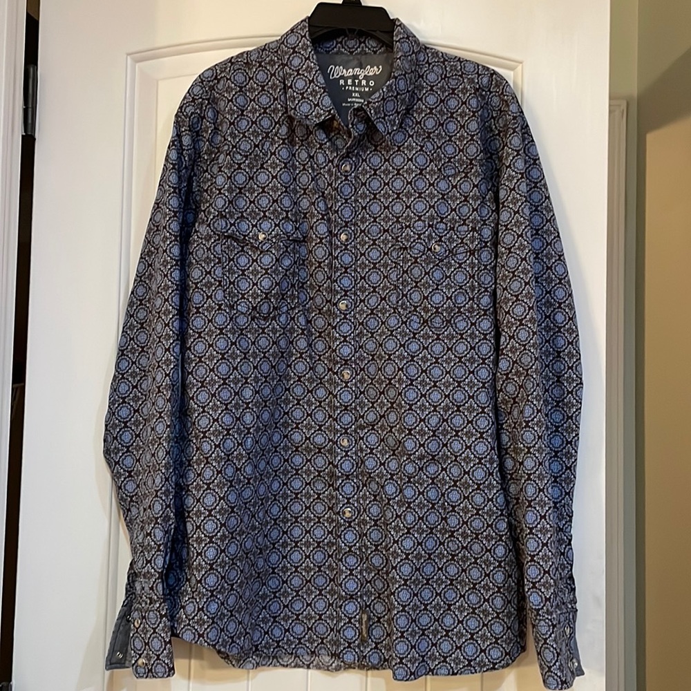 Wrangler retro XXL pearl snap